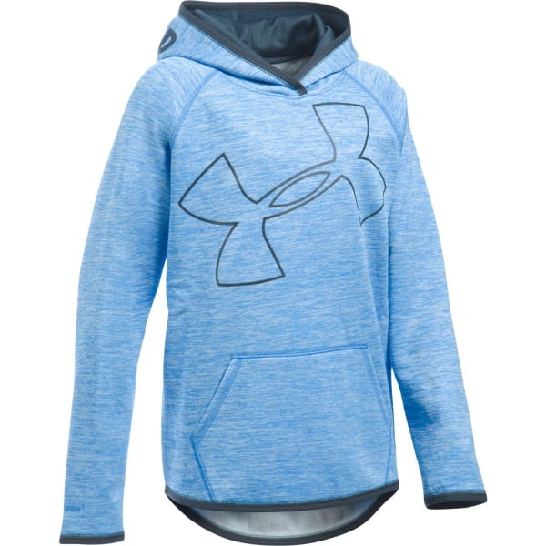 UNDER ARMOUR Girls' Fleece Novelty Big Logo Hoodie