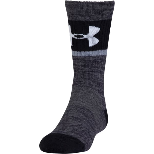 UNDER ARMOUR Boys' Grade School Next Statement 2.0 Crew Socks, 3 Pack