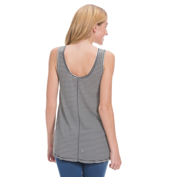 COLD CRUSH Juniors' Striped Pocket Tank