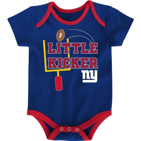 NEW YORK GIANTS Infant Bodysuit Set, 3 Piece