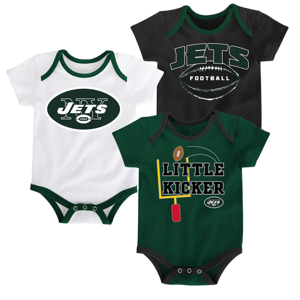 NEW YORK JETS Infant Bodysuit Set, 3 Piece