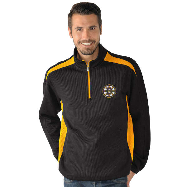 BOSTON BRUINS Men's Hail Mary Half Zip Pullover