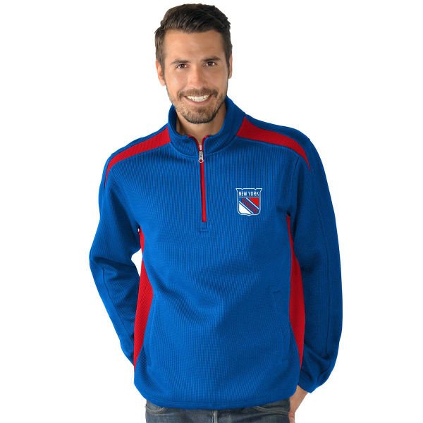 NEW YORK RANGERS Men's Hail Mary Half Zip Pullover