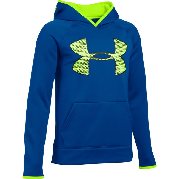 UNDER ARMOUR Boys' Storm Armour Fleece Highlight Big Logo Hoodie