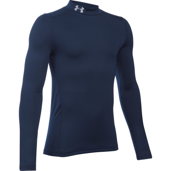 Under Armour Boys' ColdGear Mock Neck Long Sleeve Shirt