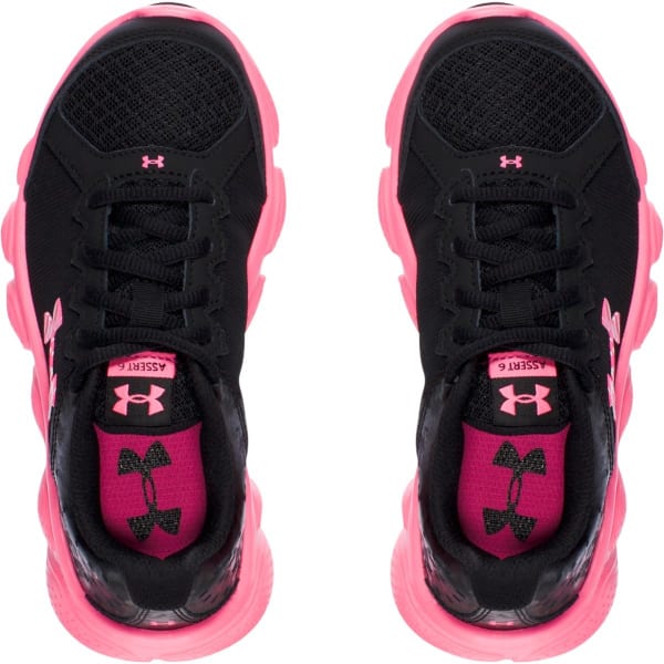 UNDER ARMOUR Girls' Pre-School UA Assert 6 AC Running Shoes