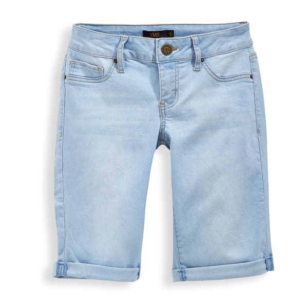 YMI Juniors' Luxe Denim Bermuda Shorts