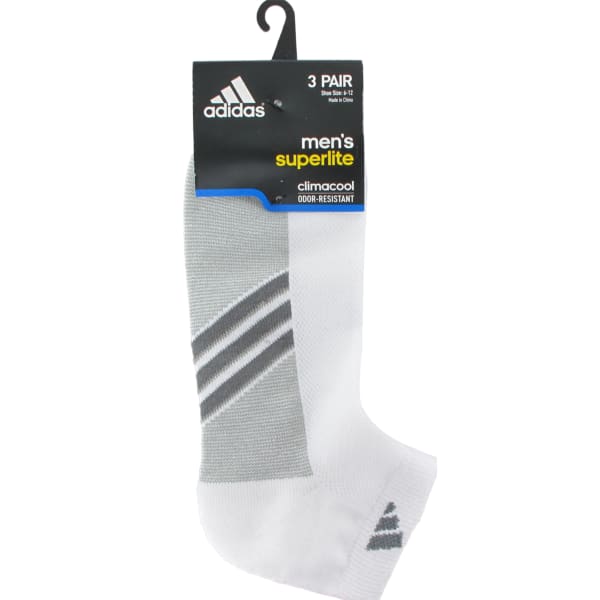 ADIDAS Men's Climacool Super-Lite Low-Cut Socks, 3 Pack