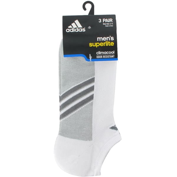 ADIDAS Men's Climacool Superlite No-Show Socks, 3-Pack