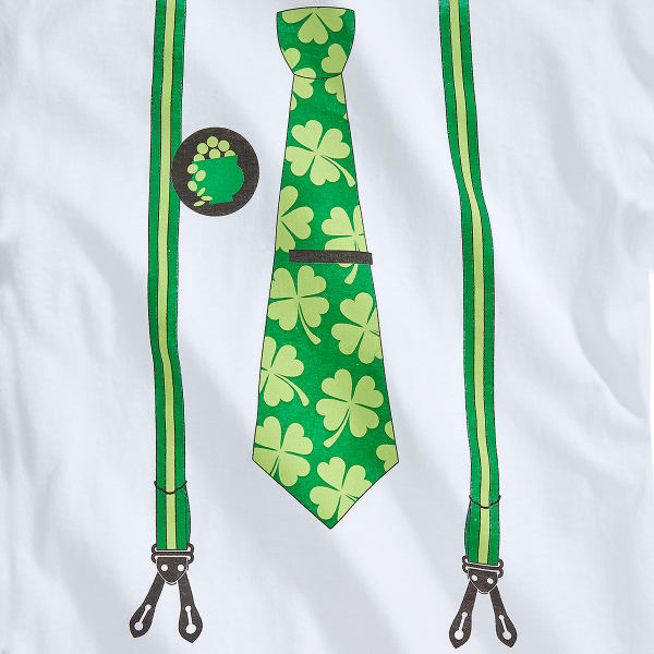 ST. PADDY'S DAY Guys' Suspender and Tie Screen Tee