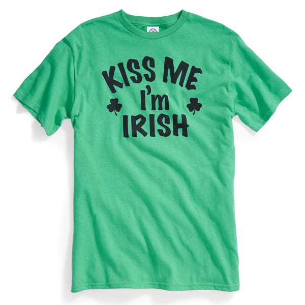 ST. PADDY'S DAY Guys' Kiss Me I'm Irish Screen Tee