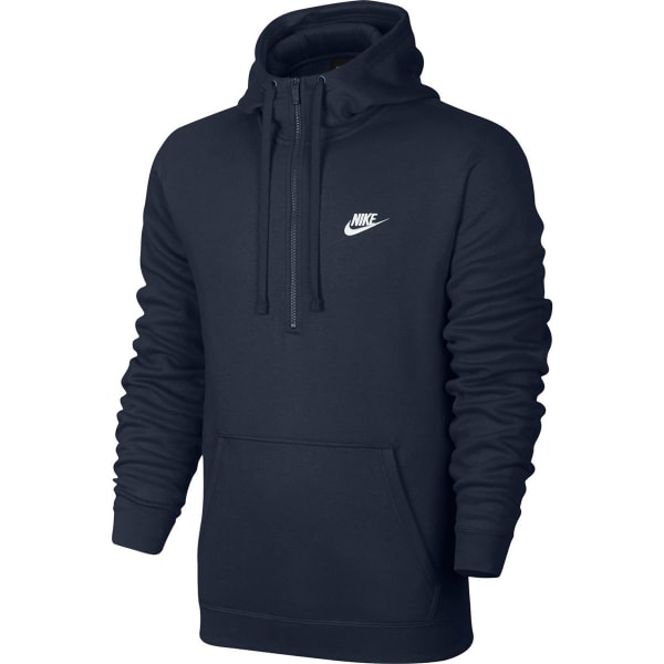 NIKE Men's NSW Club Fleece Half Zip Pullover Hoodie