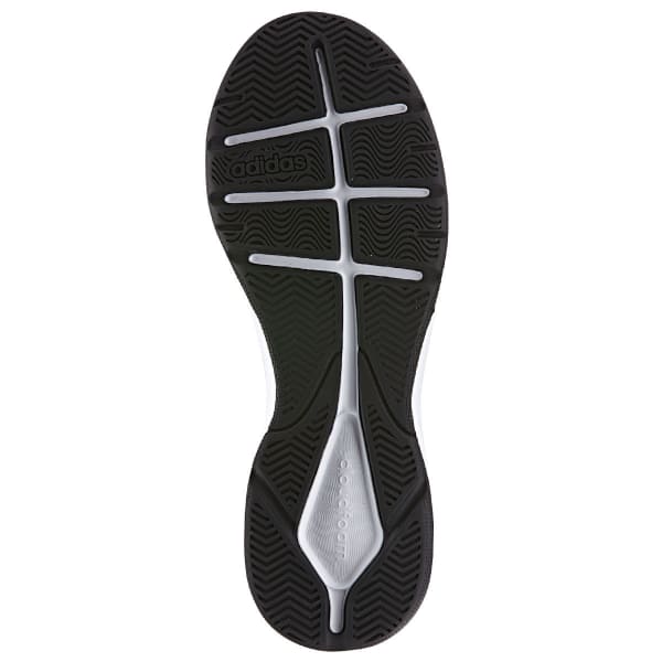 ADIDAS Men's Cloudfoam Ilation Mid Basketball Shoes, Black/Matte Silver, Wide