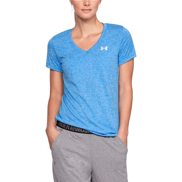 UNDER ARMOUR Women's Tech Twist V-Neck Tee