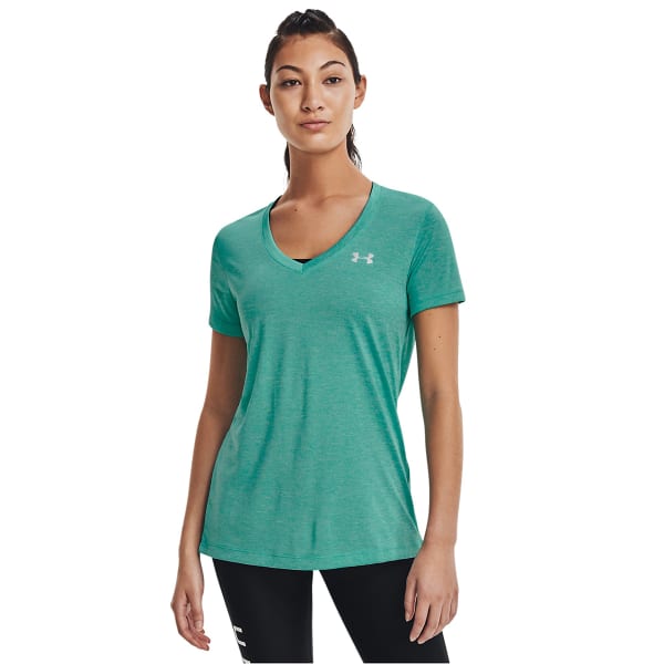 UNDER ARMOUR Women's Tech Twist V-Neck Tee