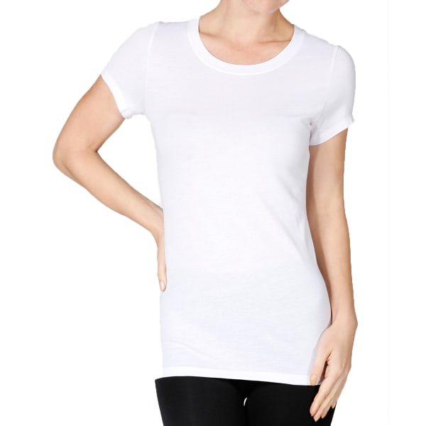 ACTIVE BASIC Juniors' Short-Sleeve Crew Neck Tee