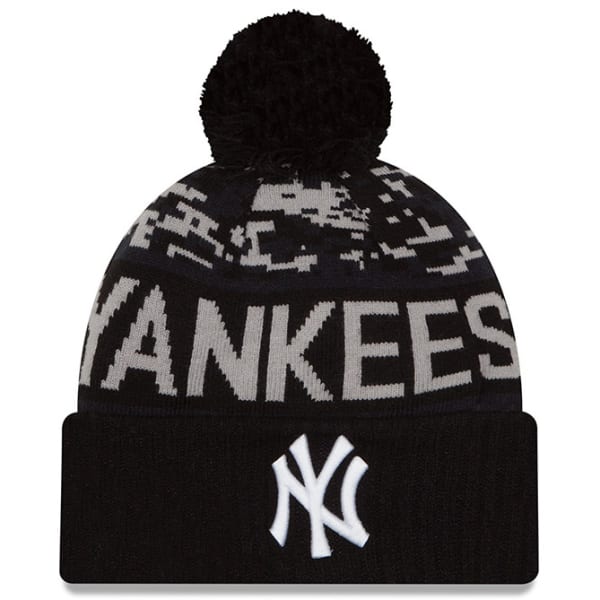 NEW YORK YANKEES Winter Freeze Cuffed Pom Beanie