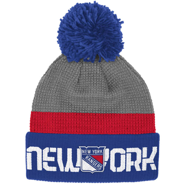 NEW YORK RANGERS Cuffed Pom-Pom Beanie