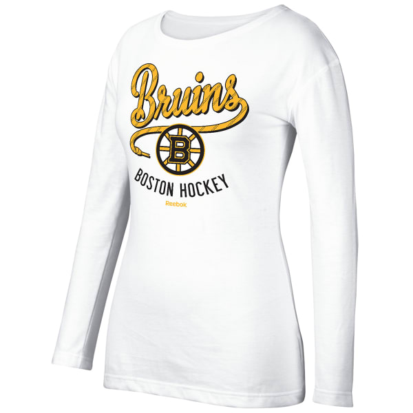 ADIDAS Women's Boston Bruins Team Skate Long-Sleeve Tee