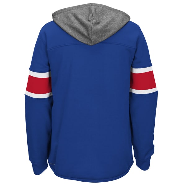 REEBOK Men's New York Rangers Jersey Pullover Hoodie