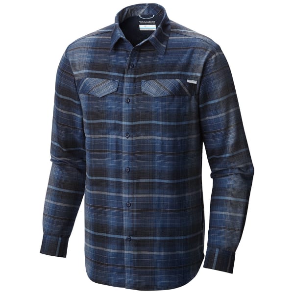 COLUMBIA Men's Silver Ridge Flannel Long-Sleeve Shirt