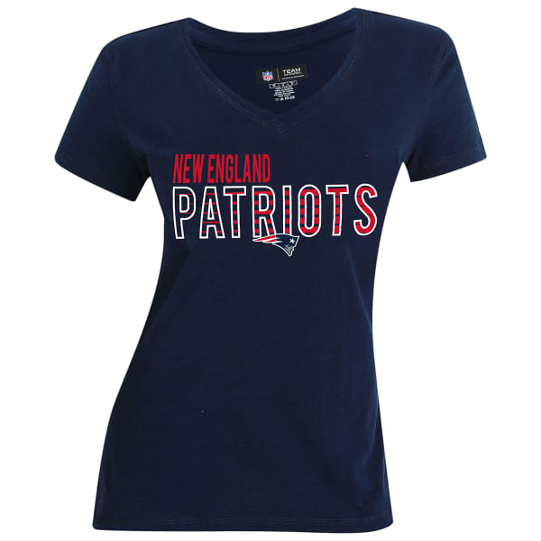 NEW ENGLAND PATRIOTS Women's Sweep Short-Sleeve Tee