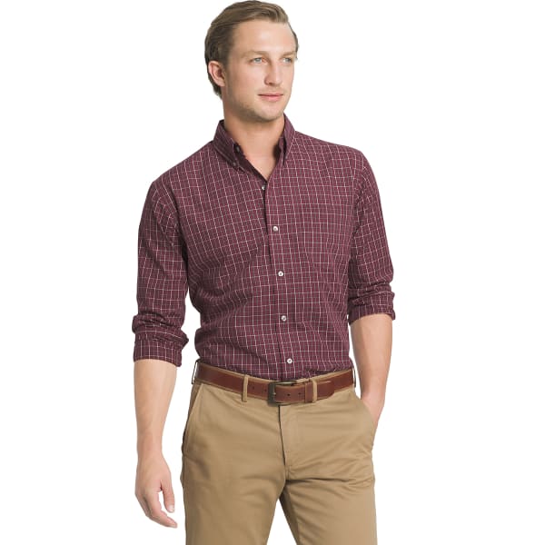 ARROW Men's Hamilton Plaid Poplin Shirt