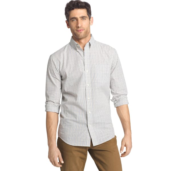 ARROW Men's Hamilton Plaid Poplin Shirt