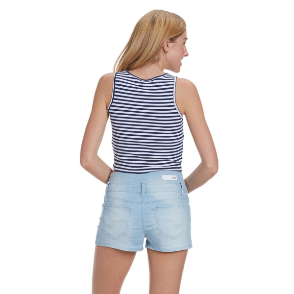 AMBIANCE APPAREL Juniors' Stripe Ribbed Crop Top