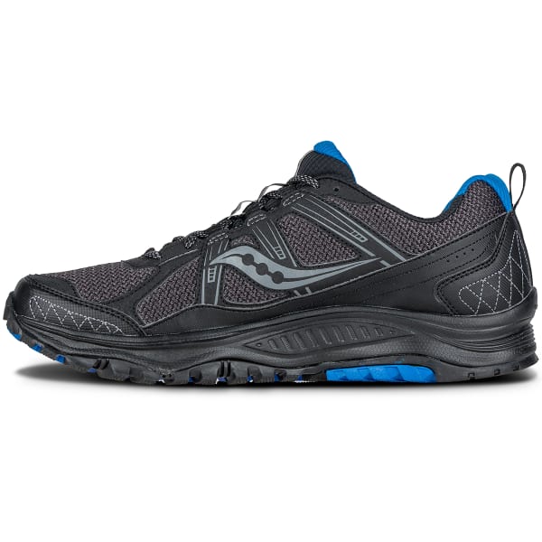 SAUCONY Men's Excursion TR10 Trail Running Shoes, Black/Royal