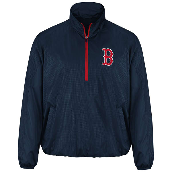 BOSTON RED SOX Men's Double Play Half-Zip Jacket