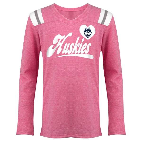 UCONN Girls' Husky n Heart Long Sleeve Tee