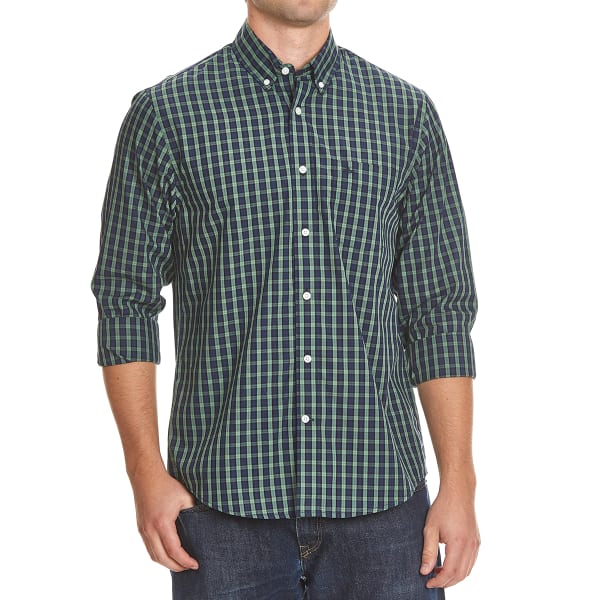 DOCKERS Men's Box Plaid Woven Shirt