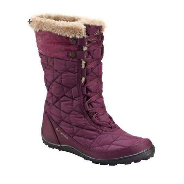 COLUMBIA Women's Minx Mid II Omni-Heat Boots, Plum