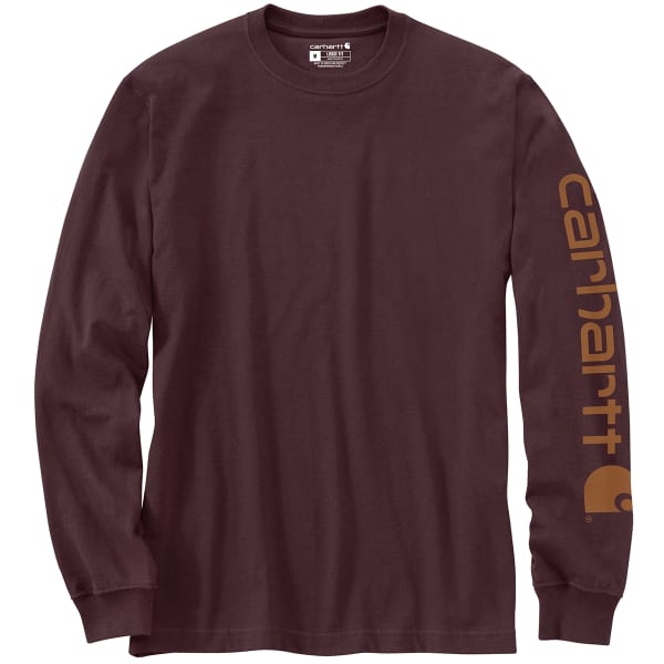 CARHARTT Men's Long-Sleeve Graphic Logo Tee