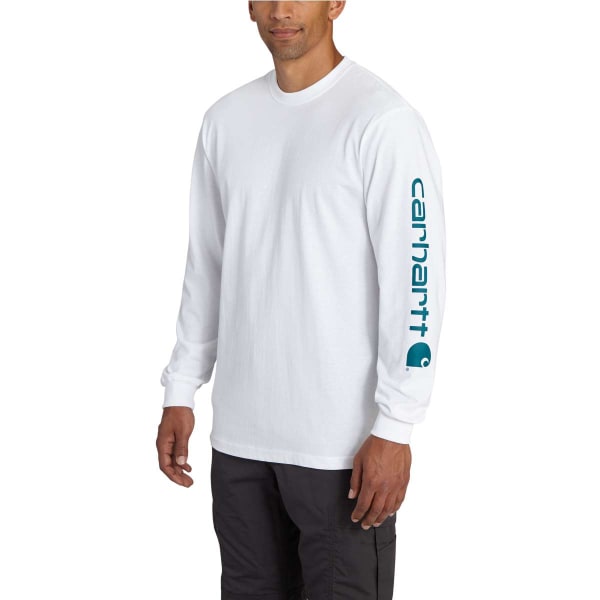 CARHARTT Men's Long-Sleeve Graphic Logo Tee