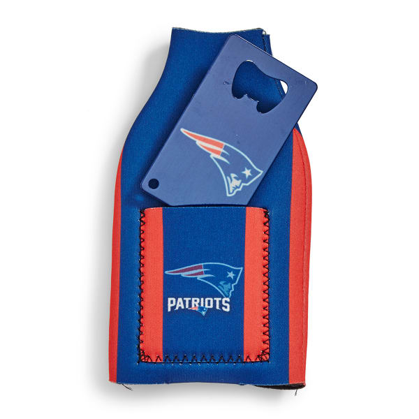 NEW ENGLAND PATRIOTS Koozie with Bottle Opener