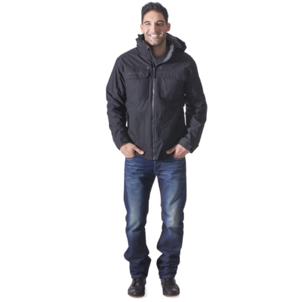 FREE COUNTRY Men's Mid-Weight Poly Canvas Four-Pocket Jacket