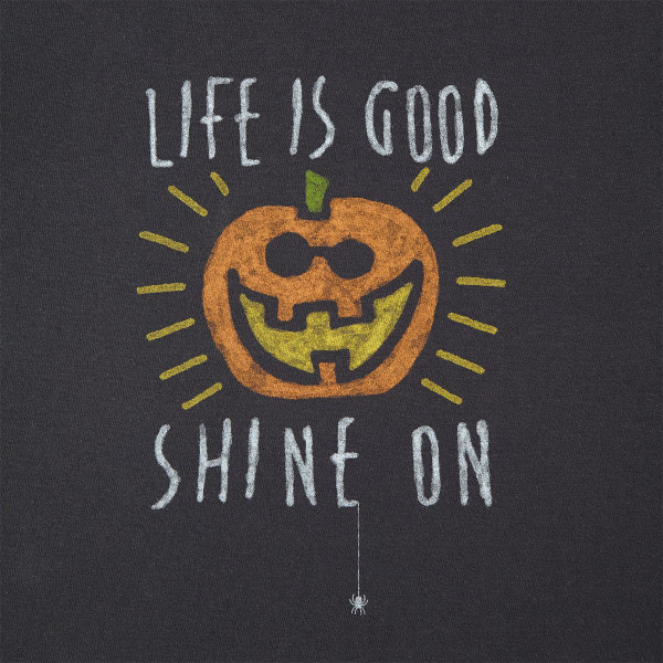 LIFE IS GOOD Women's Halloween Shine On Long Sleeve Crusher Tee