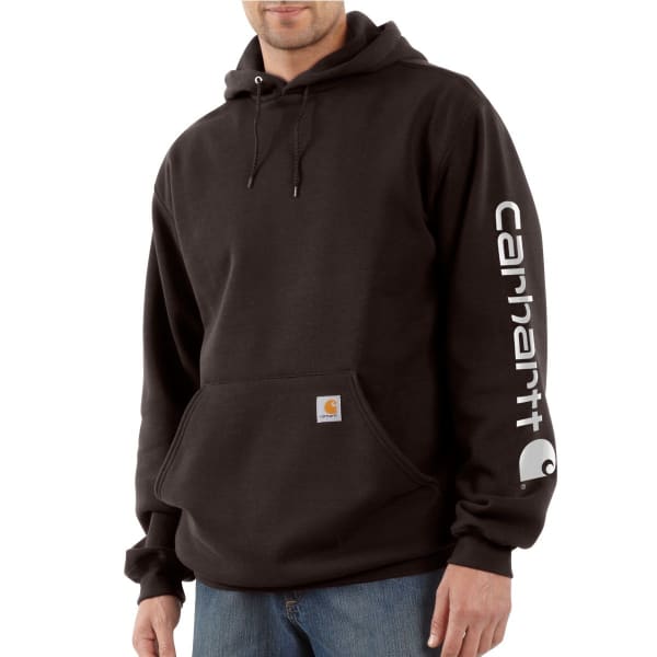 CARHARTT Men's Midweight Hooded Logo Sweatshirt