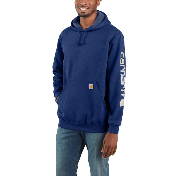 CARHARTT Men's Midweight Hooded Logo Sweatshirt