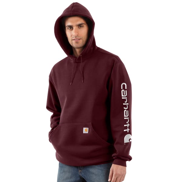 CARHARTT Men's Midweight Hooded Logo Sweatshirt