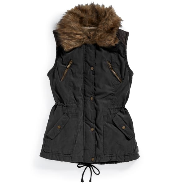 YMI Royalty Women's Fur Collar Vest