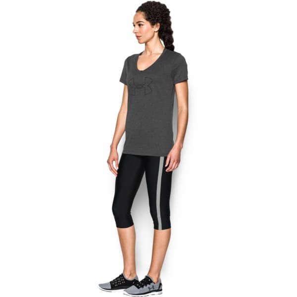 UNDER ARMOUR Women's Tech Branded V-Neck Tee