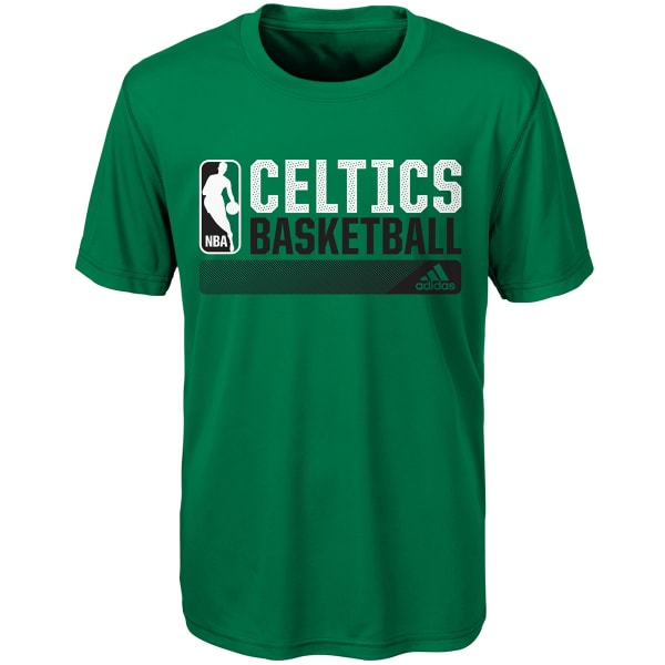 ADIDAS Boys' Boston Celtics Icon Status Short-Sleeve Tee