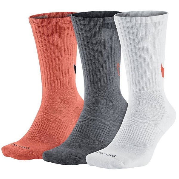 NIKE Men's Swoosh HBR Crew Socks, 3 Pairs