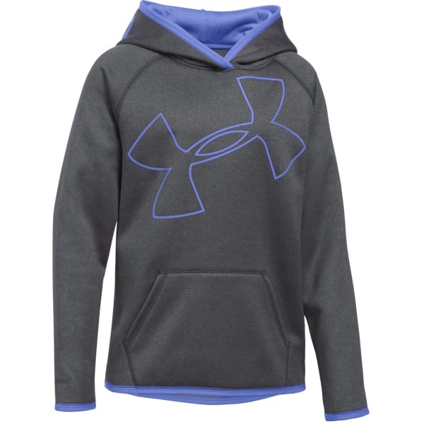 UNDER ARMOUR Girls' Armour Fleece Jumbo Logo Hoodie