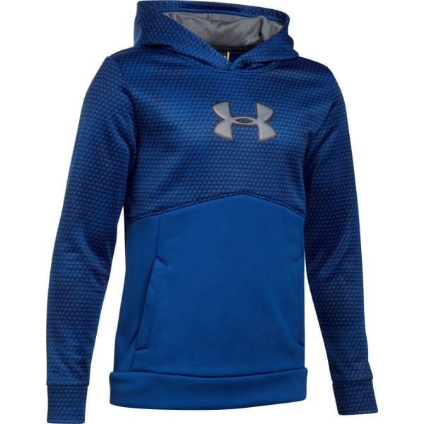 UNDER ARMOUR Boys' Storm Armour Fleece Mid Logo Hoodie