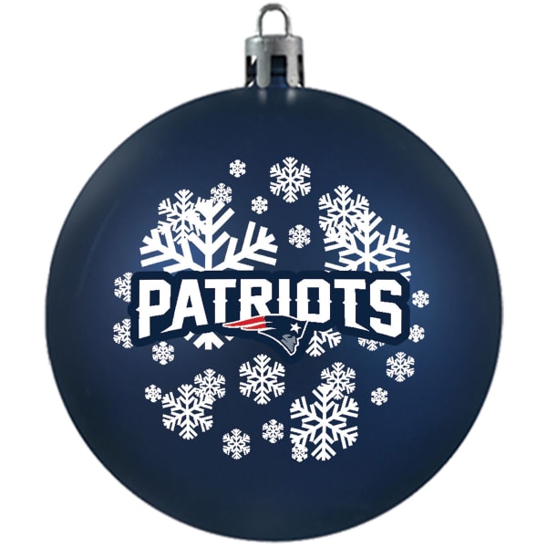 NEW ENGLAND PATRIOTS Shatterproof Ball Ornament