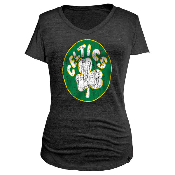 BOSTON CELTICS Women's Logo V-Neck Tee